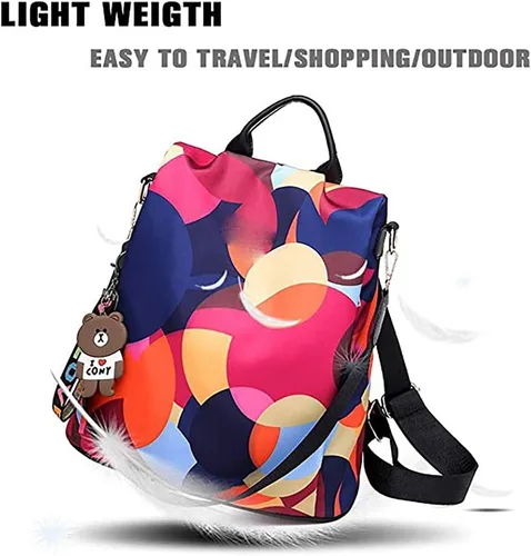 Miniatura 4 de Mochila impermeable antirrobo para mujer, de día, ligera, para la escuela