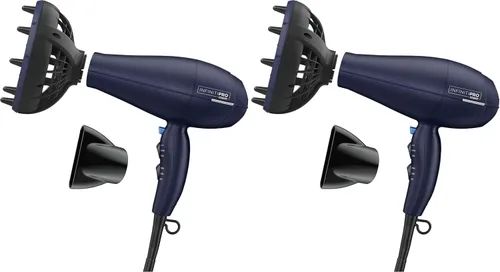 Miniatura 10 de Secador de pelo Infiniti Pro Conair con difusor innovador, mejora rizos y ondas mientras reduce el encrespamiento, azul oscuro Difusor multicámara
