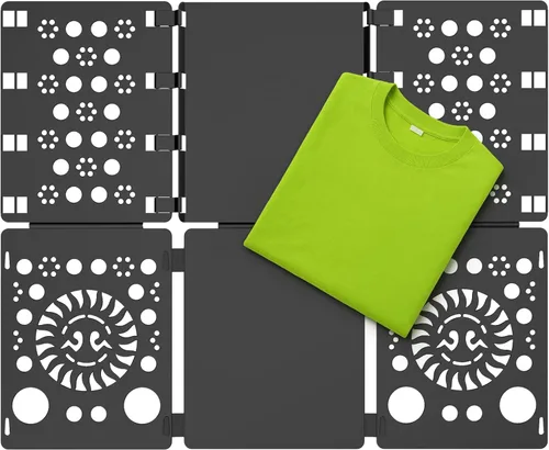 BoxLegend V3 Tablero Plegador de Camisas Tablero Plegador de Camisetas y Ropa Tablero Plegable Duradero Clasificador de Lavandería Ayudante Forro,