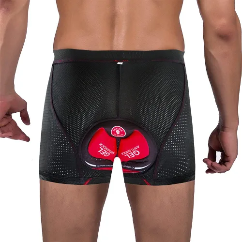 Miniatura 2 de Lixada 5D - Pantalones cortos de ciclismo para hombre acolchados transpirables de secado rápido