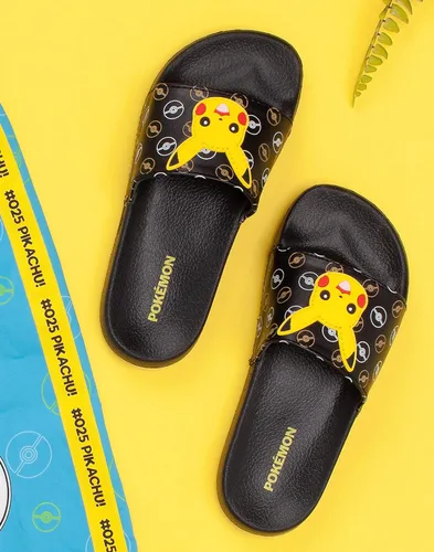 Miniatura 3 de Pokemon Sliders Chicos Niños Pikachu Sandalias Playa Ducha Chanclas