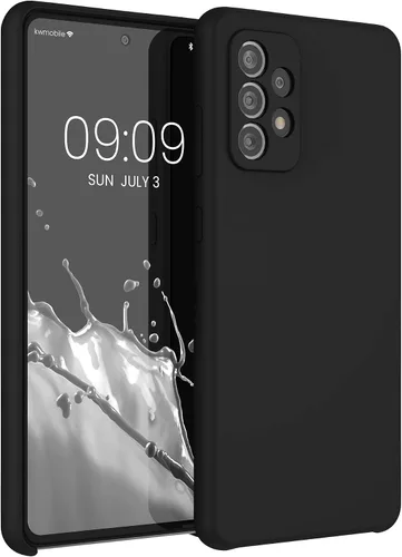 Miniatura 18 de kwmobile Funda Compatible con Samsung Galaxy A14 5G - Funda de teléfono de TPU y silicona con acabado suave - Verde Lima