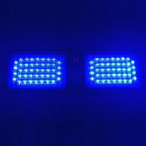 Miniatura 9 de Wecade® 86 luces LED estroboscópicas de protección solar, luces intermitentes de advertencia de emergencia para visera, máxima visibilidad con 12