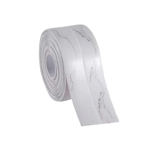 Miniatura 12 de Dstorelhp Cinta autoadhesiva impermeable, cinta decorativa para calafatear para cocina, encimera, baño, fregadero, bañera, inodoro, ducha