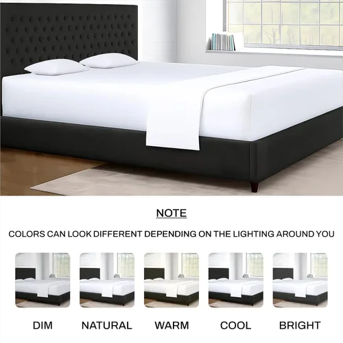Miniatura 4 de SGI Bedding 108" x 108" Juego de sábanas de 4 piezas de tamaño Alaskan King de 1000 hilos 100% de algodón egipcio - Sábanas de bolsillo profundo