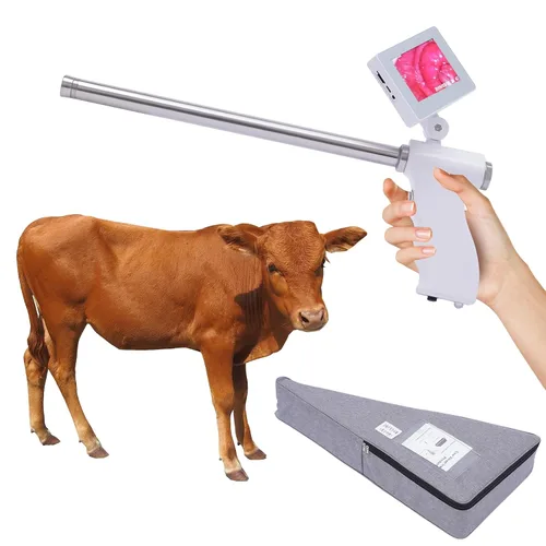 Miniatura 10 de Kit de inseminación artificial para perros, pistola de inseminación visual para ganado, pantalla ajustable, rotación de 360°, instrumento