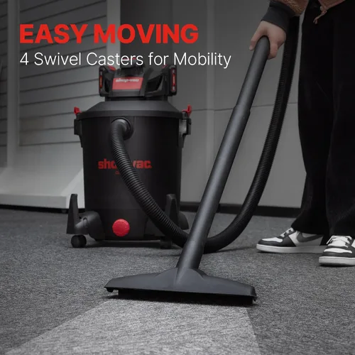 Miniatura 3 de Shop-Vac 5430031 Aspiradora inalámbrica húmeda/seca de 10 galones y 20 V con manguera de 1.5 pulgadas x 7 pies, incluye (2) varitas de extensión