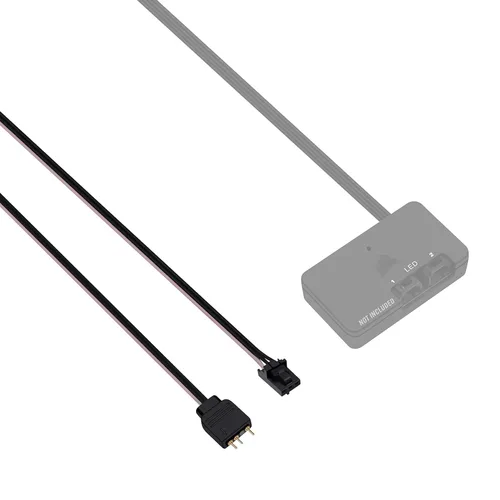 EZDIY-FAB Cable adaptador para Corsair Lighting Node Pro y para Corsair iCUE Commander PRO (el concentrador no está incluido), iluminación RGB