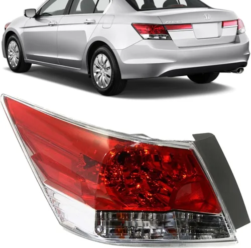 Repuesto de montaje de luz trasera para Honda Accord EX EX-L HFP LX LX-P SE Sedan 2008 2009 2010 2011 2012 – Compatible con el lado del conductor de