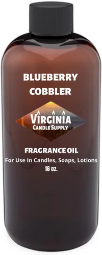 Aceite aromático Blueberry Cobbler (botella de 16 onzas) para hacer velas, hacer jabón, hacer tartas, aerosoles de habitación, lociones,