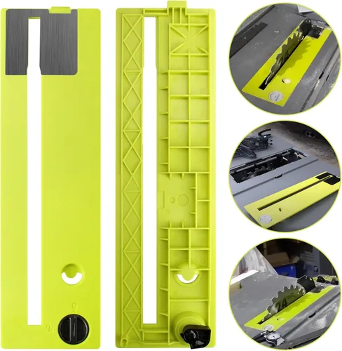 Miniatura 7 de 089240035702 placa de garganta se adapta a la pieza de sierra de mesa Ryobi RTS12 RTS23