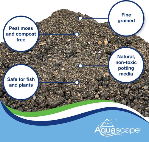 Miniatura 3 de Aquascape Medio de Plantación para Estanques de Plantas Acuáticas, Tierra Nutritiva para Jardines Acuáticos, Apoya un Crecimiento Fuerte de Raíces