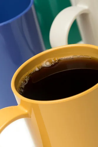 Miniatura 8 de Taza de café Carlisle FoodService Products de plástico con asa grande para buffets, hogar y restaurante, Tritan, 12 onzas, color hueso