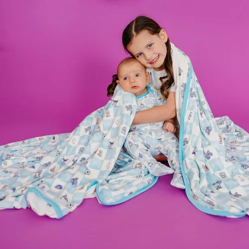 Miniatura 19 de Copper Pearl Manta de bebé jumbo de 3 capas: edredones suaves para niños y niñas Transpirable, acogedora manta para niños pequeños Edredón