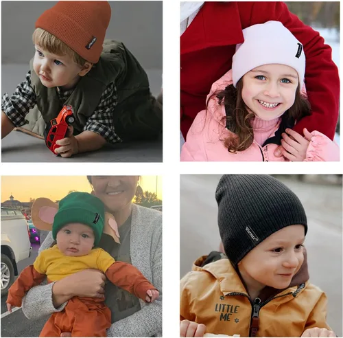 Miniatura 5 de Century Star Gorro de invierno para bebé, gorro de invierno para niños y niñas