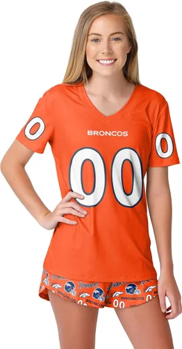 Miniatura 14 de FOCO NFL womens Nfl Team Logo Ladies Gameday Ready Jersey Pajama Set