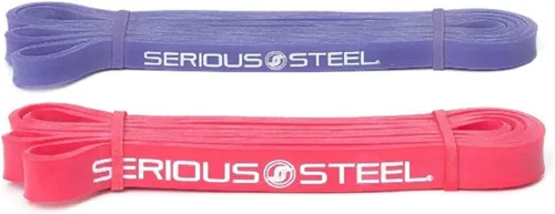 Serious Steel Banda de Dominadas Asistida de 41", Juegos de Bandas de Resistencia de Servicio Pesado, Estiramiento, Levantamiento de Potencia, Juego