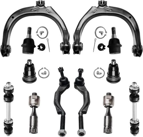 Miniatura 50 de Detroit Axle - Kit de suspensión delantera de 12 piezas para Mercury Grand Marquis Ford Crown Victoria Town Car 2003-2011, 2 brazos de control