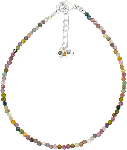 Miniatura 6 de TGH Pulsera de cuentas naturales con piedras preciosas microfacetadas, joyería para ella, cristales curativos energéticos de piedra natal, cadena