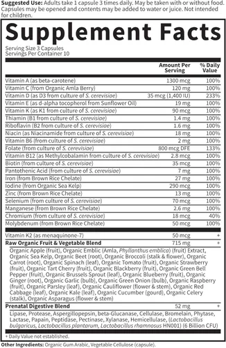 Miniatura 5 de Garden of Life Vitamin Código RAW Prenatal, 101810, 1, 1