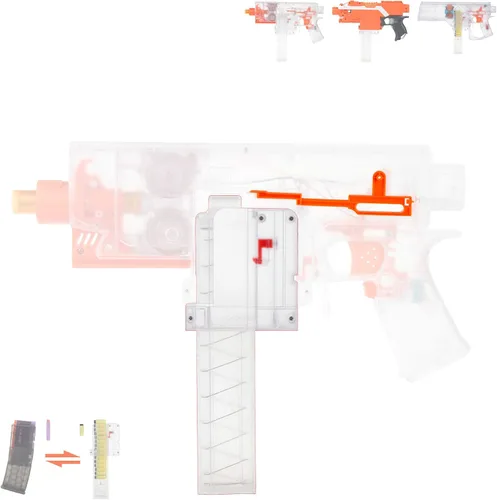 Miniatura 2 de JGCWorker Kit de mod de revista Short Dart Talon para Nerf Stryfe y Worker Swordfish Dominator