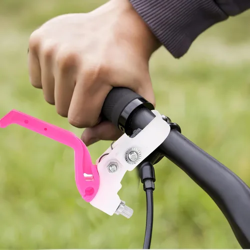 Miniatura 7 de VICASKY Manilla de palanca de freno de bicicleta para niños, palancas de ciclismo para niños, accesorios de repuesto universal aleación de aluminio