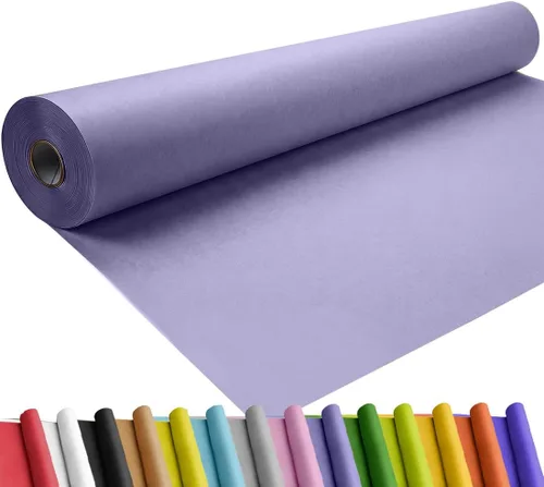 Miniatura 7 de SMART&CASUAL Papel de regalo negro de 17.8 x 760 pulgadas (63 pies) de papel kraft para regalo, tablón de anuncios, ramos, flores, niños, embalaje