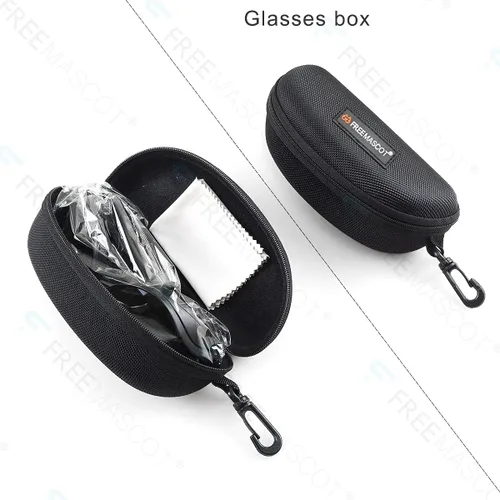 Miniatura 7 de FreeMascot OD 6+ 190nm-450nm/10600nm longitud de onda UV/azul/CO2 gafas de seguridad láser para 275nm, 380nm, 405nm, 445nm, 10.6um CO2, 10600nm