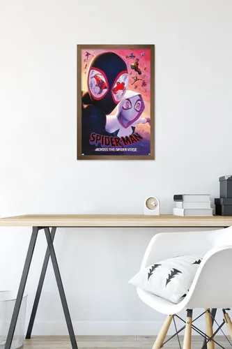 Miniatura 6 de Trends International Marvel Spider-Man: Across The Spider-Verse - Póster de pared de una hoja, 14.72 x 22.37 pulgadas, versión enmarcada en bronce