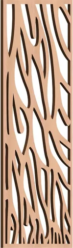 Miniatura 172 de 9 3/8"W x 24 3/8"H x 1/4"T Bristol Decorativos Paneles de Pared de Madera Calado, Cereza