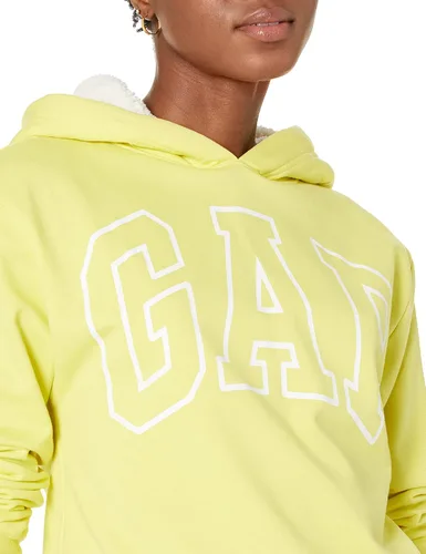 Miniatura 3 de GAP Sudadera con capucha con forro Sherpa con logotipo para mujer