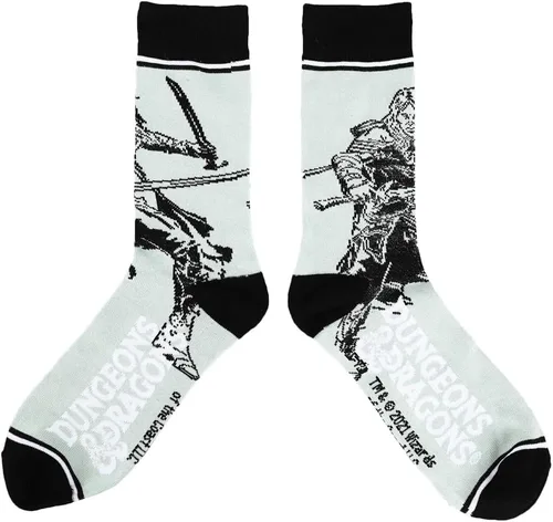 Miniatura 7 de Bioworld Dungeons and Dragons Casual Crew Socks for Men