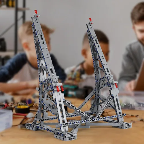 Miniatura 6 de Kyglaring Soporte de exhibición vertical para Lego Ultimate Millennium Falcon 75192, juego de modelos de bloques de construcción, kit