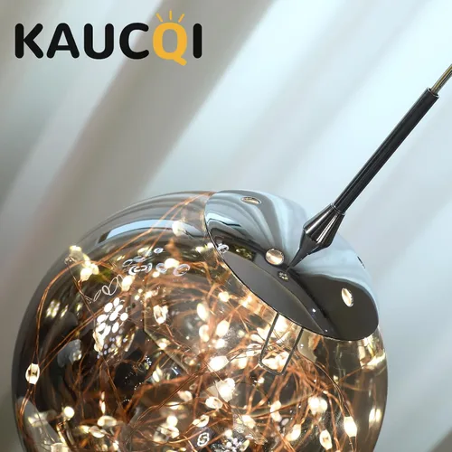 Miniatura 6 de Lámparas Colgantes Candelabros de Cristal Modernos Luminaria Colgante para Isla de Cocina Lámpara Colgante de Esfera, Candelabro Ajustable