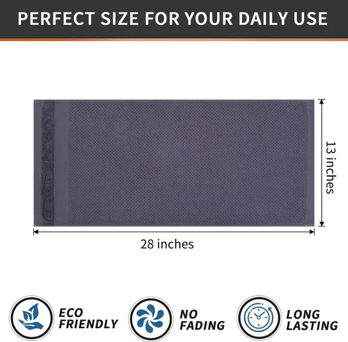 Miniatura 4 de Homaxy Toallas de cocina 100% algodón con tejido gofre, 13 x 28 pulgadas, súper absorbentes y lavables a máquina, para secar platos, paquete de 4