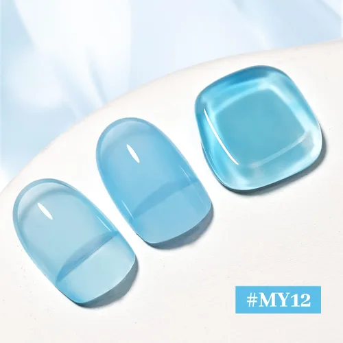 Miniatura 2 de OpenLive 16.5ml Gel Jelly Baby Blue Esmalte de uñas de gran volumen de secado rápido, brillo de larga duración, arte de uñas para uñas de manos