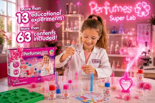 Miniatura 3 de Science4you Kit de fabricación de súper perfumes para niños de 8+ años - Haz tus propios perfumes para niñas + 13 manualidades DIY para niños