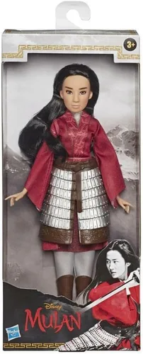 Miniatura 2 de Muñeca de moda Mulan de Disney con armadura de falda, zapatos, pantalones y top, inspirada en la película Mulan de Disney, juguete para niños