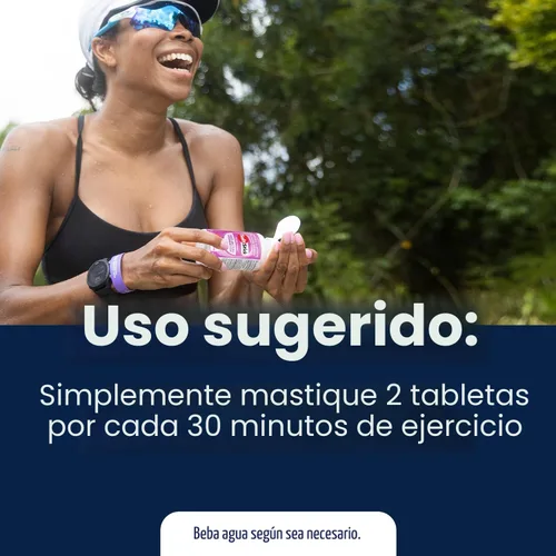 Miniatura 8 de SaltStick Electrolyte FastChews - 60 tabletas masticables de manzana verde, tabletas de sal para correr e hidratar, masticables con electrolitos, 60