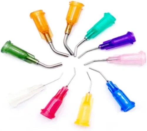 Miniatura 3 de Juego de jeringas aplicadoras dispensadoras, 5 jeringas dispensadoras de 10 ml con agujas dispensadoras y tapas para manualidades de quilling