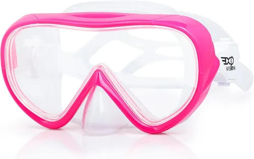 Máscara de natación para niños, máscara de buceo de esnórquel de 180°, gafas de natación antivaho para niños con cubierta para la nariz, gafas de