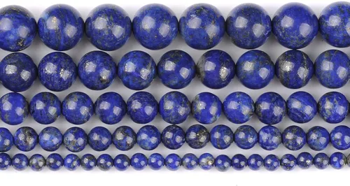 Miniatura 10 de Cuentas de piedra de sangre africana natural de 0.236 pulgadas, cuentas de piedras preciosas coloridas para hacer joyas, regalos para mujeres