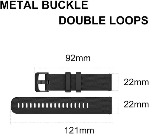 Miniatura 3 de Correas de silicona de 0.73 pulgadas compatibles con Fossil Gen 6/5E de 1.73 pulgadas, Gen 5 LTE/Carlyle/Garrett/Julianna Reloj inteligente