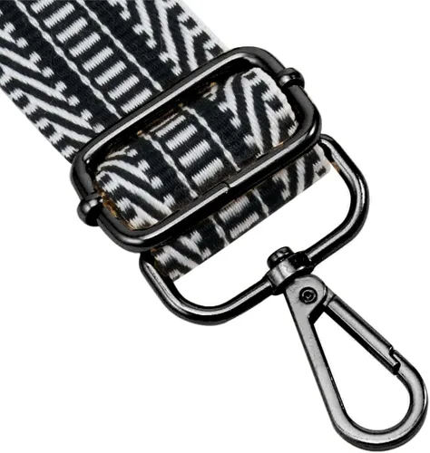 Miniatura 174 de ZOOEASS Hebillas de níquel Correa ancha para el hombro ajustable de repuesto para cinturón de pistola, hebilla de guitarra estilo bandolera