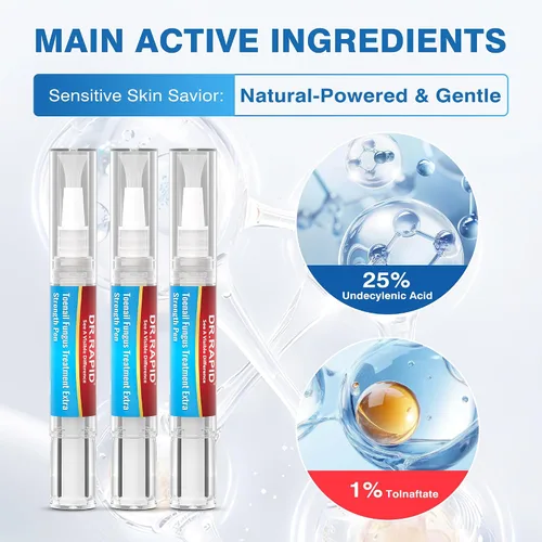 Miniatura 2 de Tratamiento de hongos en las uñas de los pies extra fuerte – DR.RAPID - Bolígrafo de tratamiento de hongos en las uñas con 25% de ácido undecilénico
