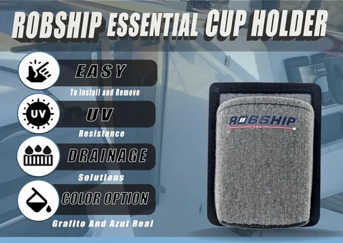 Miniatura 4 de Robship Essentials - Portavasos desmontable para botellas y bebidas, azul real