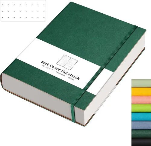 Miniatura 33 de AHGXG Cuaderno de papel cuadriculado - Cuaderno de papel de cuadrícula tamaño A4 grande 8.5''×11'', 320 páginas de diario grueso, papel cuadriculado