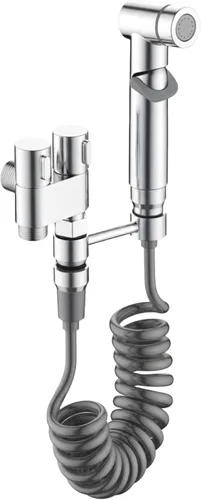 Miniatura 9 de Aqua Earth Pulverizador de bidé de mano para inodoro, kit de pulverización de pañales de tela para bebé, juego de accesorios de bidé para baño
