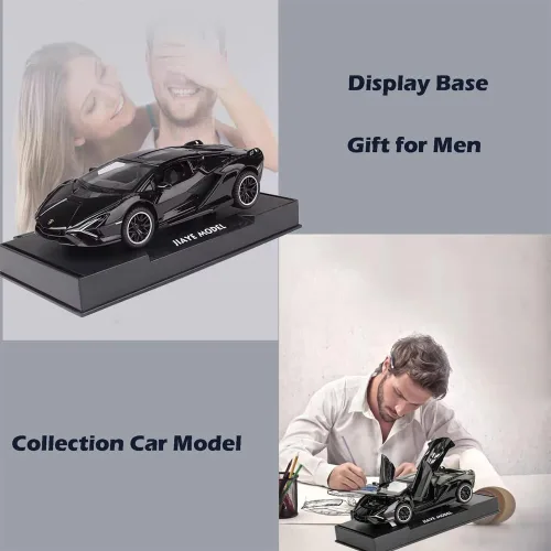 Miniatura 6 de Coche de Juguete Lambo Sian FKP3 Modelo de Coche Fundido con Luces y Sonido, Coche de Juguete con tracción trasera para niños de 3, 4, 5, 6 + años