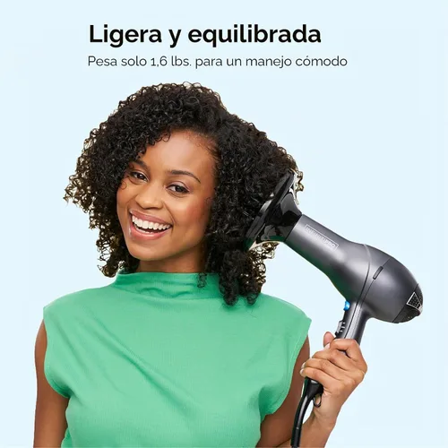 Miniatura 5 de Secador de pelo Infiniti PRO CONAIR con difusor, motor AC profesional, tecnología de cerámica de turmalina, incluye concentrador y cepillo